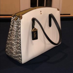 Coach Purse with snakeskin details